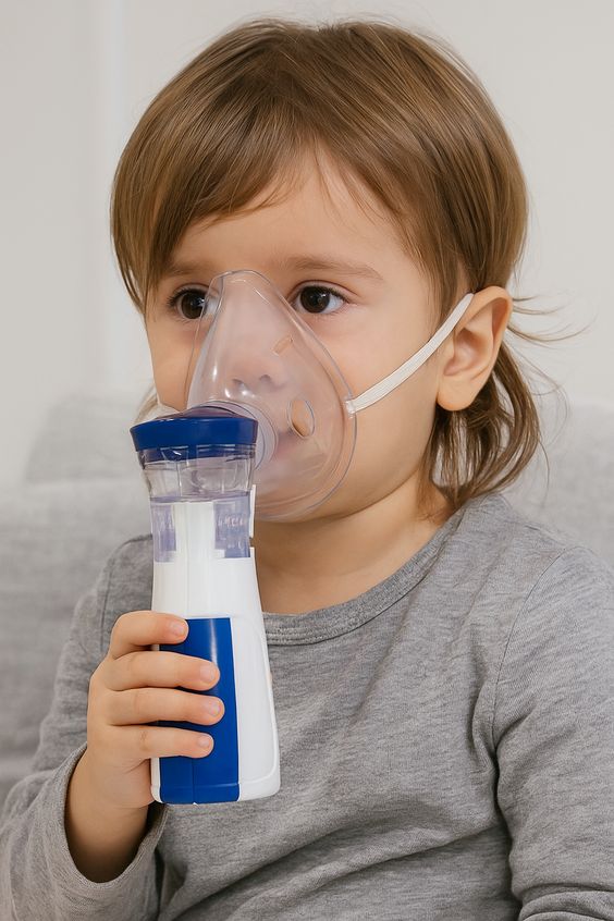 Portable Mesh Nebulizer Machine – Advanced USB Rechargeable Handheld Nebulizer for Adults & Kids | Quiet, Compact & Travel-Friendly Respiratory Care 🌬️
