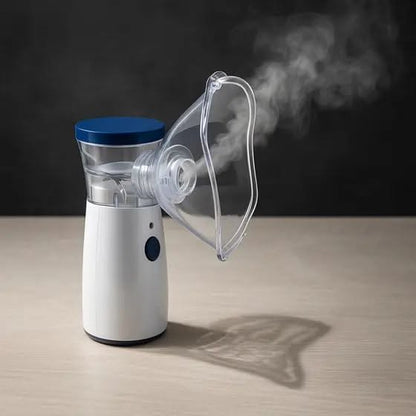 Portable Mesh Nebulizer Machine – Advanced USB Rechargeable Handheld Nebulizer for Adults & Kids | Quiet, Compact & Travel-Friendly Respiratory Care 🌬️